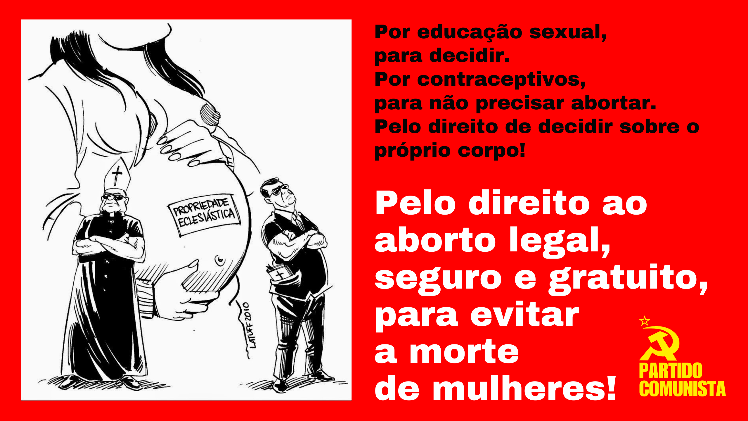 Em defesa do direito ao aborto!